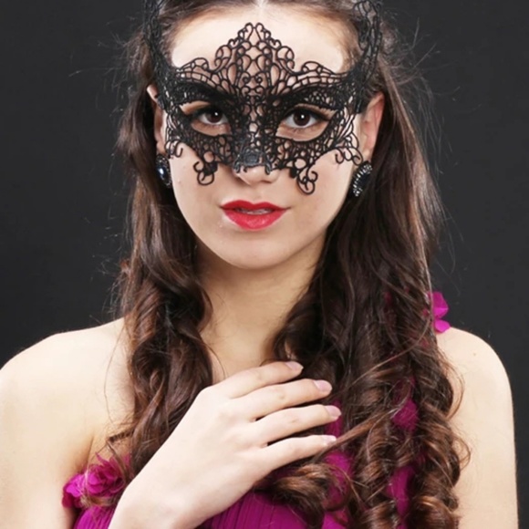 Halloween Black Sexy Adjustable Fox Mask - Picture 4 of 5